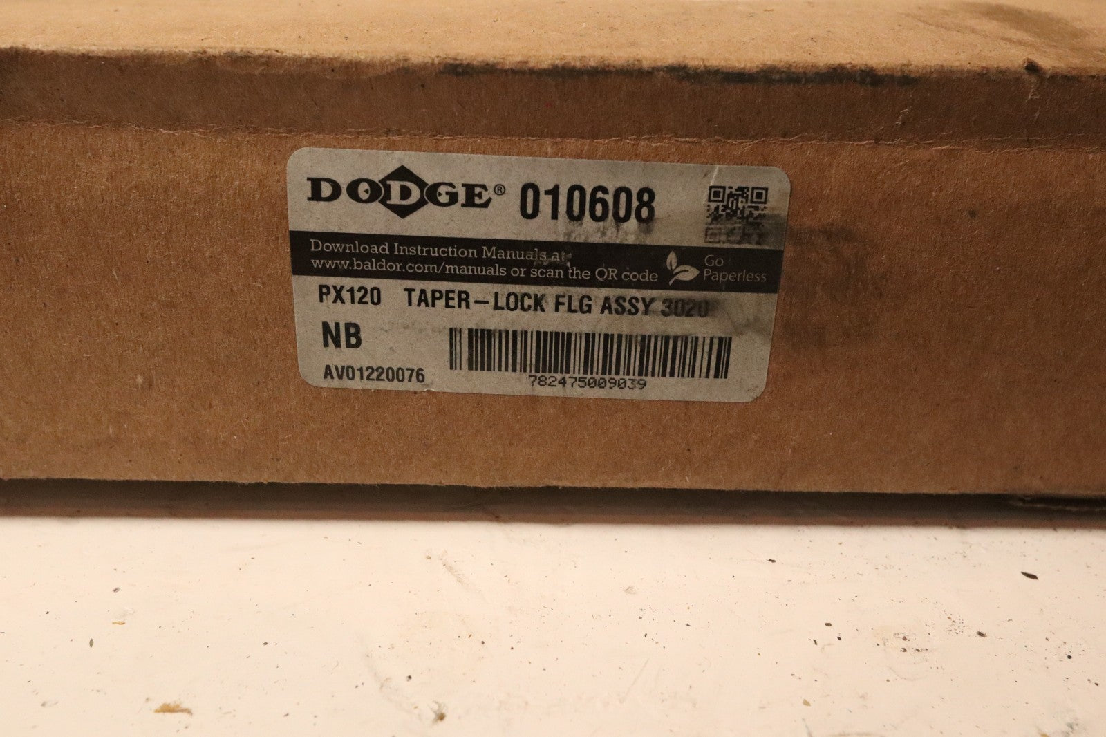 Dodge 010608 PX120 Taper-Lock flg assy 3020