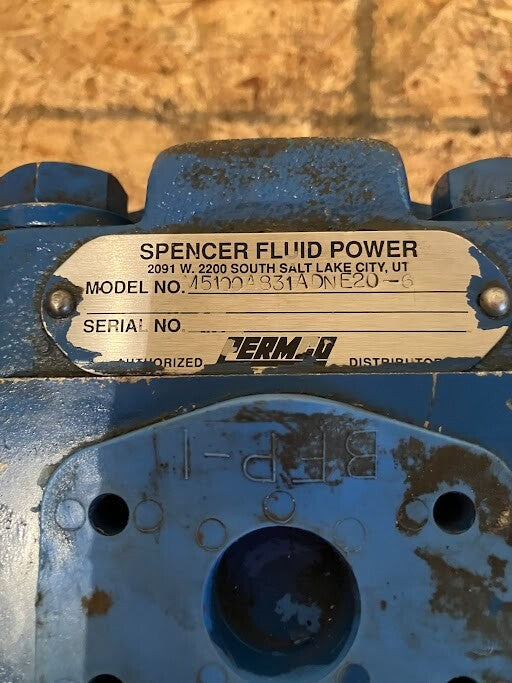 Permco Rebuilt Hydraulic Gear Starter Motor M5100A831ADNE20-6