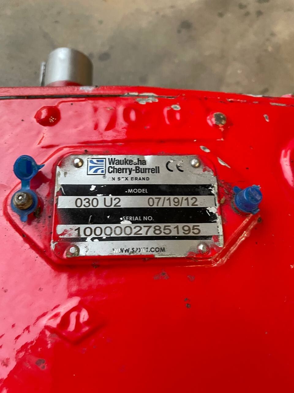 Waukesha Cherry-Berry 030 U2 Stainless Steel Positive Displacement Pump