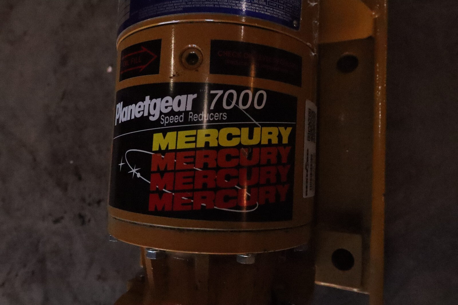 Rexnord Planetgear 7000 Mercury Speed Reducer XLAA0003314X1XA