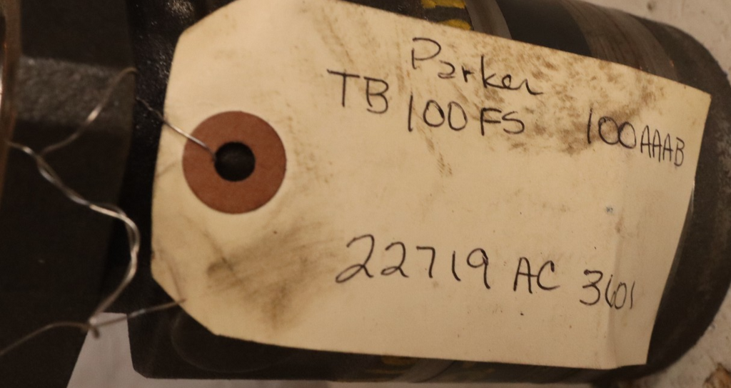 Parker TB 100FS 100AAAB 22719 AC 3601