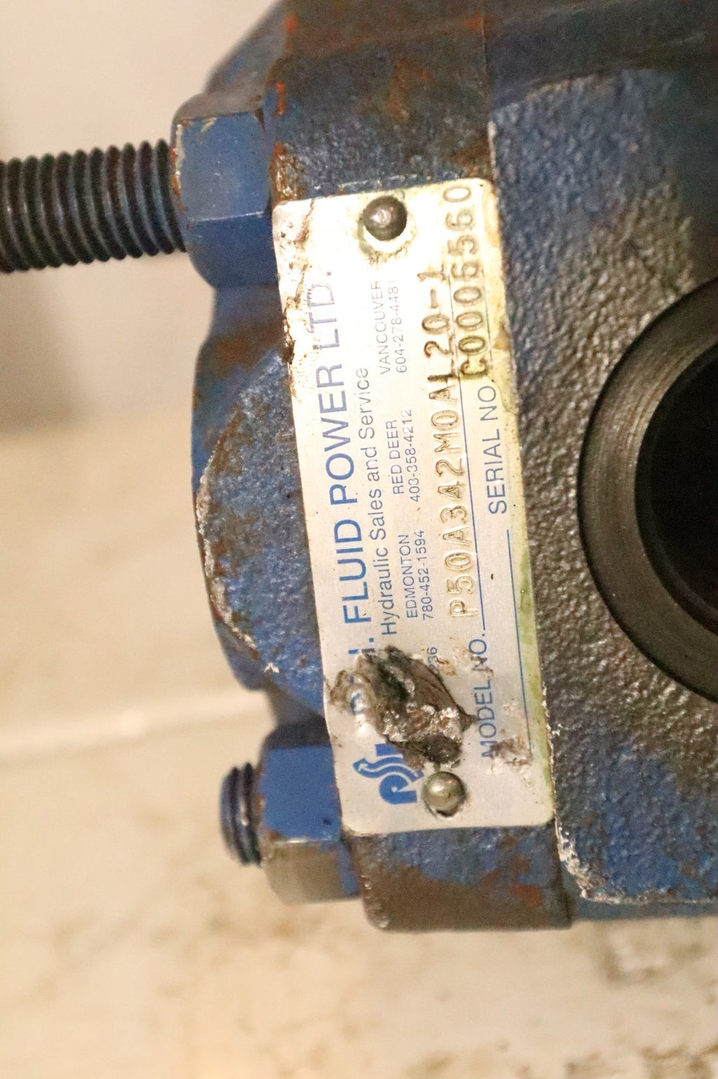 PSI FLUID POWER LTD Gear Pump P50A342MOAL20 **CORE**