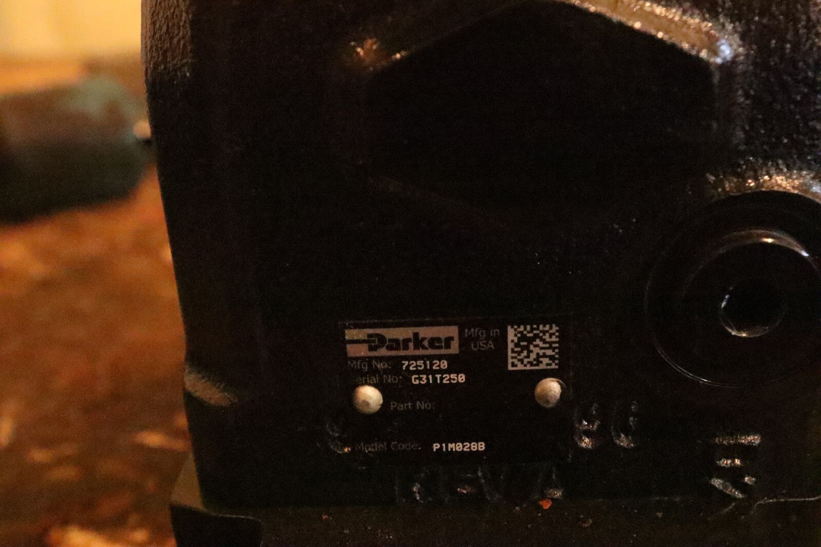 Parker hydraulic pump P1M028B