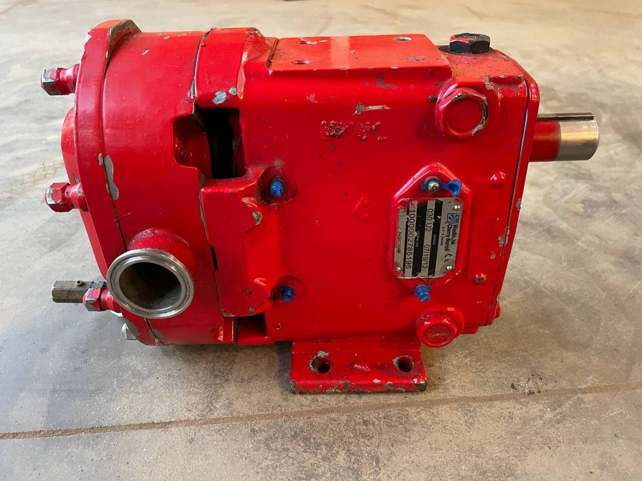 Waukesha Cherry-Berry 030 U2 Stainless Steel Positive Displacement Pump