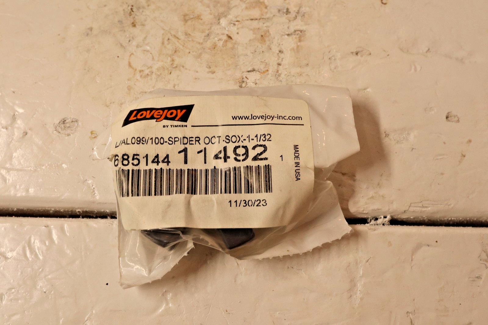 Lovejoy L-099-L-100 spider coupling Insert Black open center