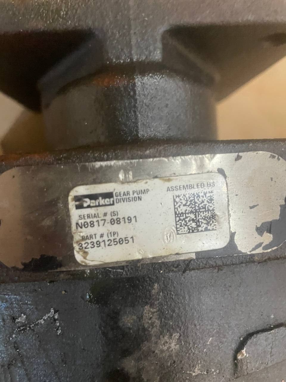 Refurbished Parker Gear Pump 3239125051