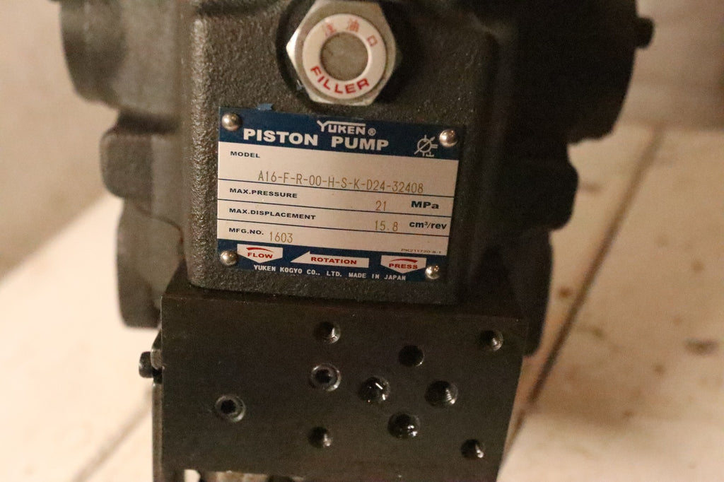 Yuken piston pump A16-F-R-00-H-S-K-D24-32408
