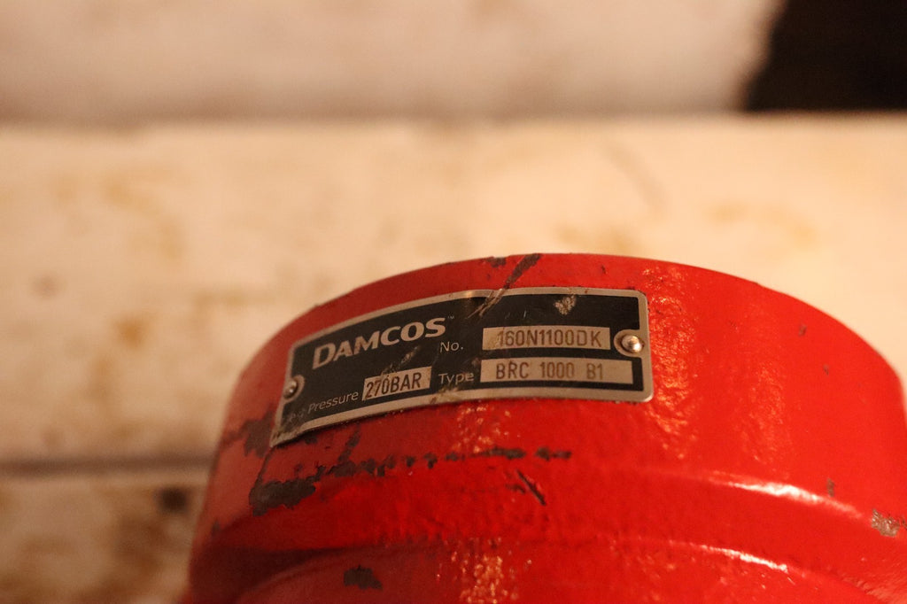 Damcos BRC-1000-B1 Hydraulic Double-acting Balanced Rotary Actuator 160N1100DK
