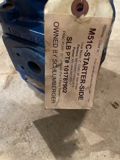 M5100A831ADNE20-6 Permco Hydraulic Gear Starter Motor