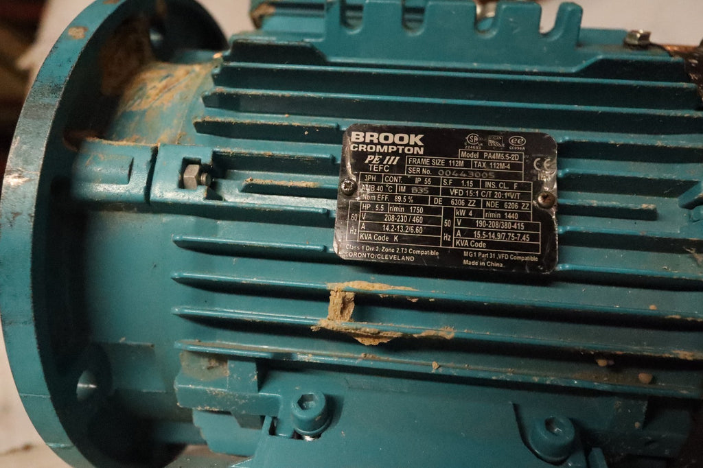 Brook Crompton PA4M5 5-2D MOTOR