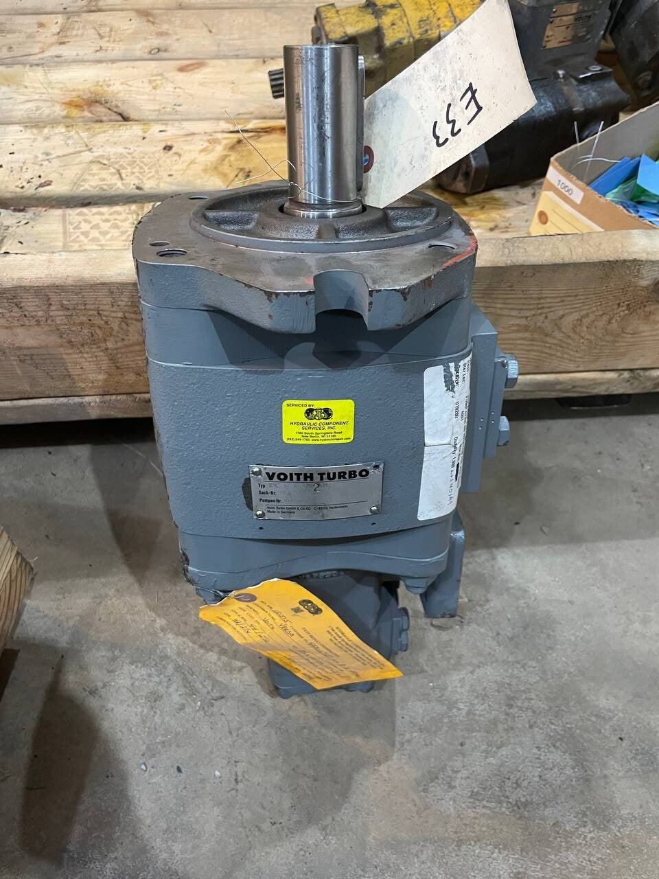 VOITH TURBO IPC 6-125 601 HYDRAULIC GEAR PUMP