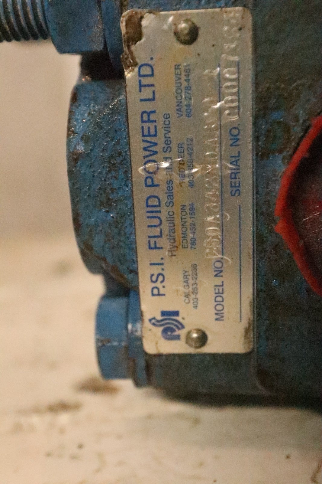 PSI FLUID POWER LTD Gear Pump P50A342MOAB20
