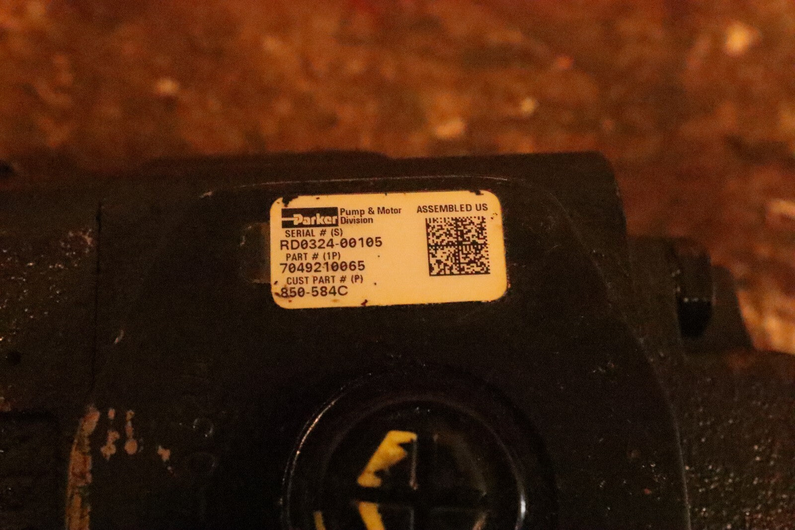 Parker Hydraulic Motor 850-584C 7049210065
