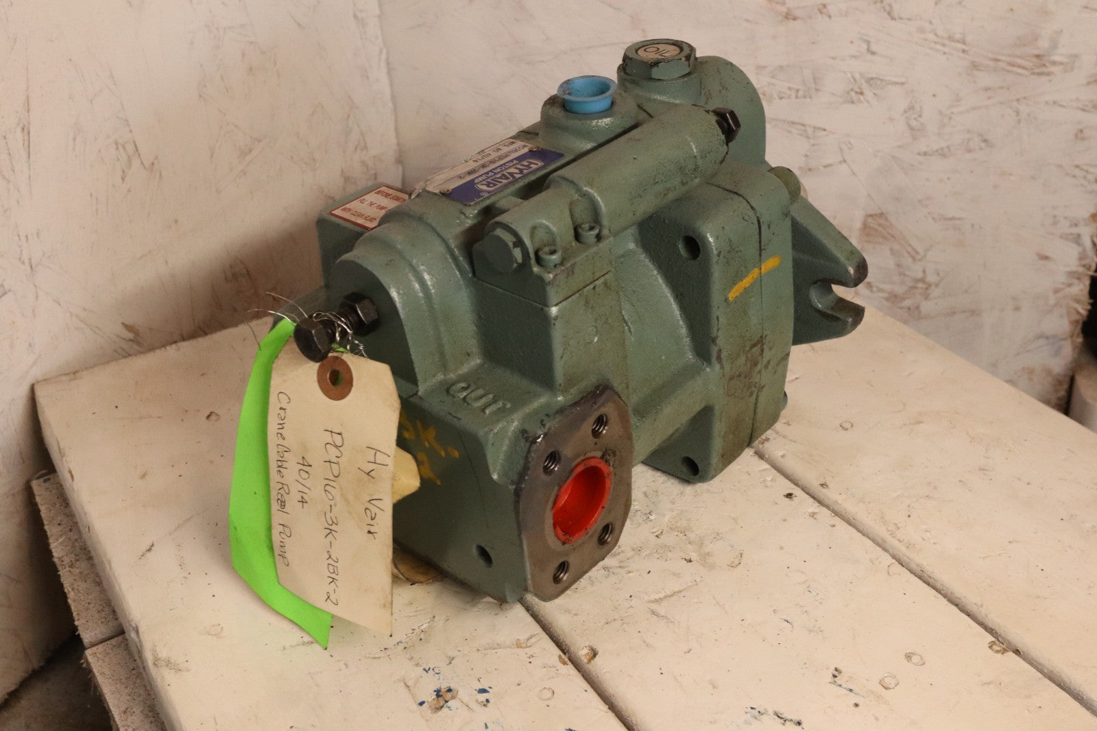 HYVAIR piston pump PCP16-3K-2BK-2 Crane Cable Reel Pump