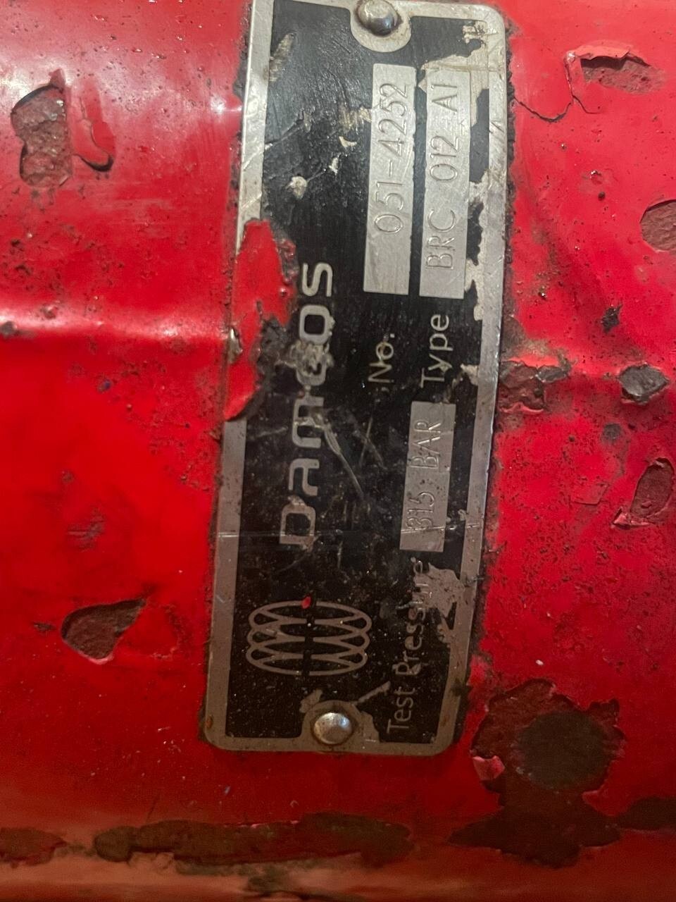 DAMCOS BRC 012 A1 Hydraulic Double-Acting Balanced Rotary Actuator 051-4252