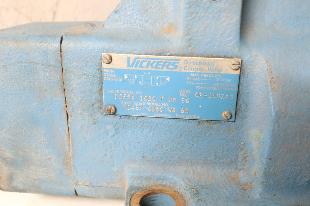 Vickers Directional Control Valve DG5S4 102C T WB 80