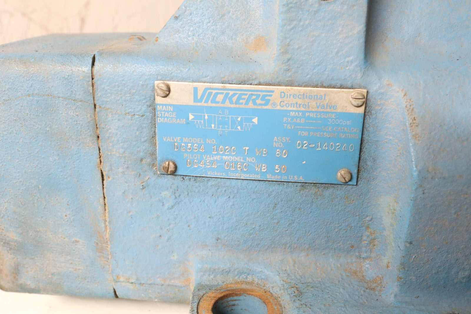 Vickers Directional Control Valve DG5S4 102C T WB 80