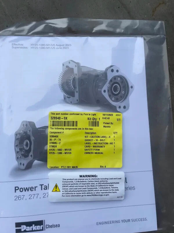 Parker Chelsea 877XEFJP-M5XV Power Take Off Assembly