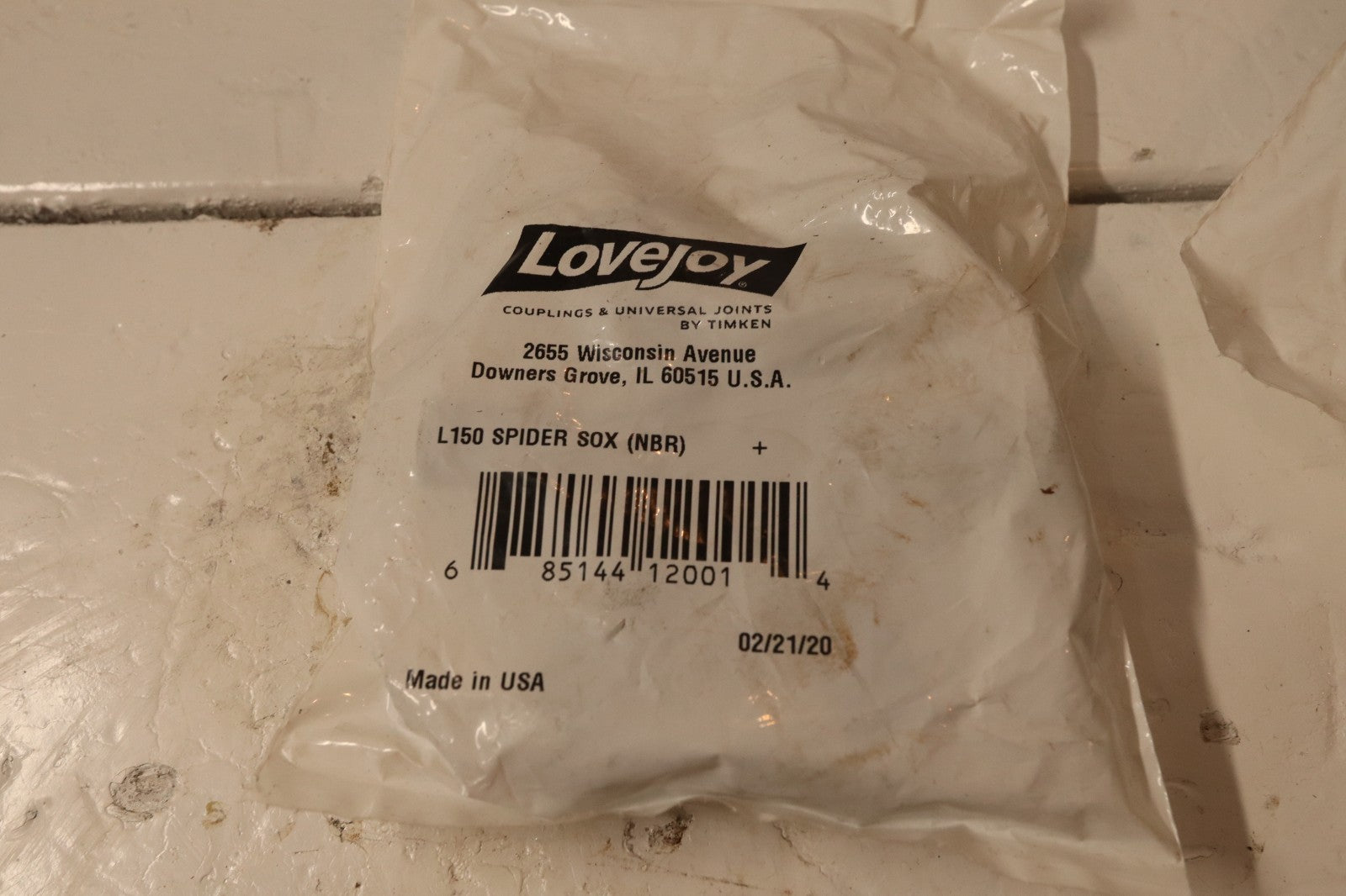 Lovejoy L-150 spider SOX (NBR) coupling Insert Black open center