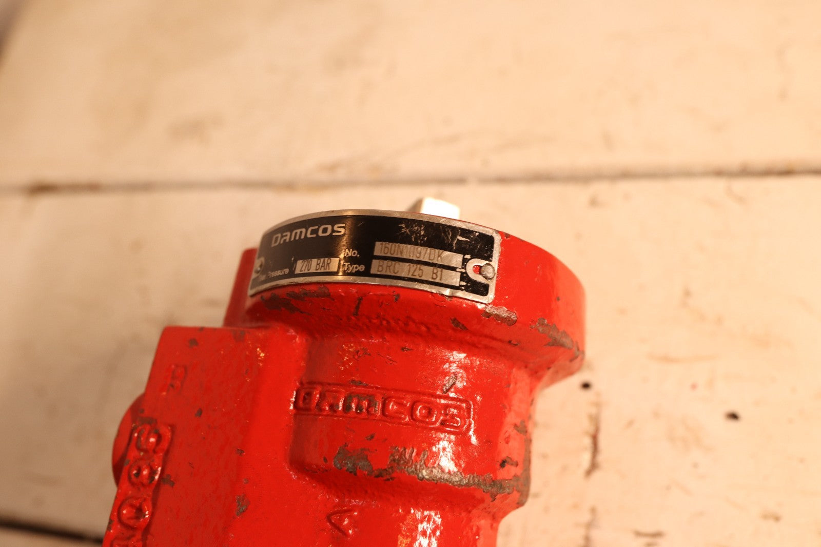 Damcos BRC-125-B1 Hydraulic Double-acting Balanced Rotary Actuator 160N1097DK