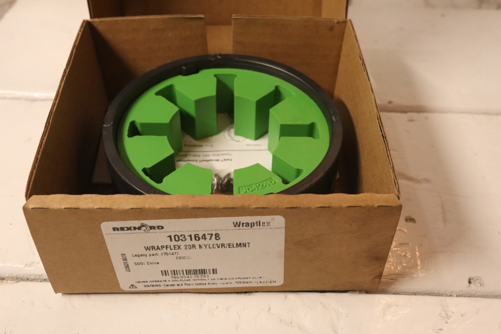 FALK Wrapflex 10316478 REX370147  Jaw Coupling Element, 20R Coupling, 4500 rpm