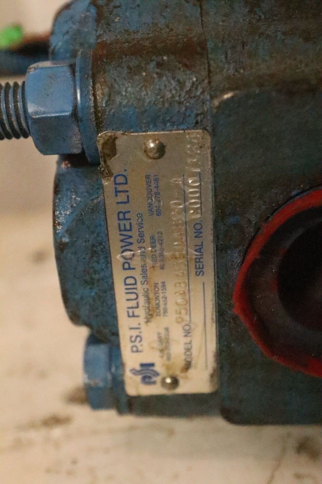 PSI FLUID POWER LTD Gear Pump P50A342MOAB20