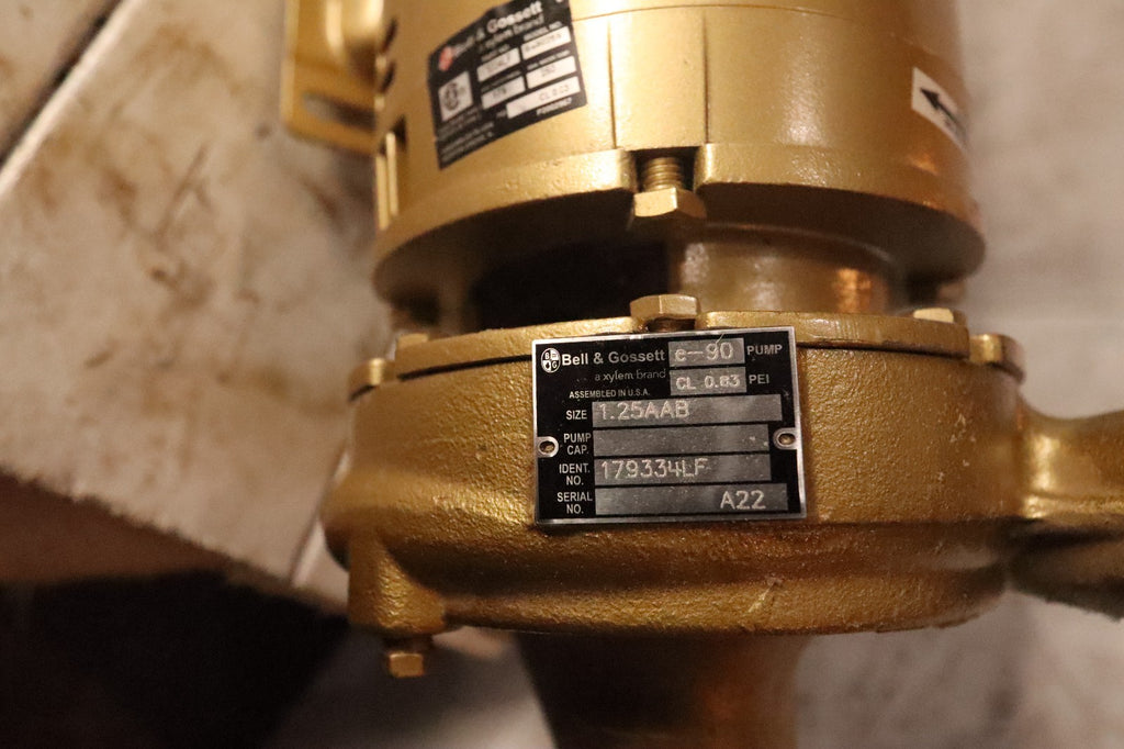 bell & gossett e-90 SM2087 C63CxFDG-1257