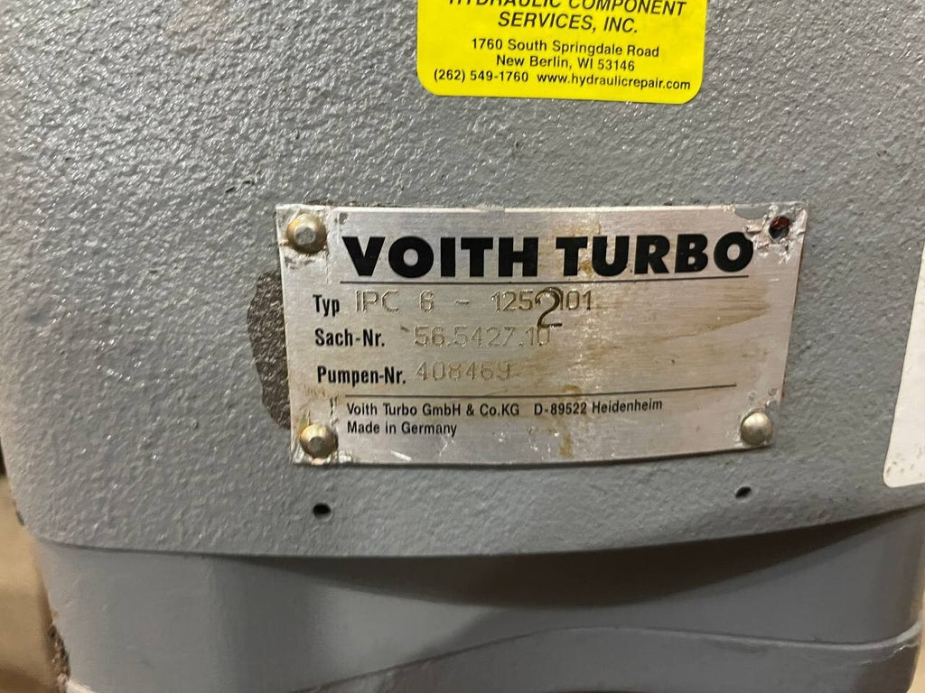 VOITH TURBO IPC 6-125 601 HYDRAULIC GEAR PUMP
