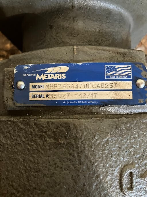 MHP365A478ECAB257 Metaris Gear Pump