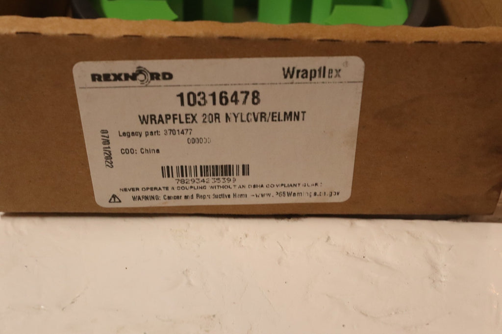 FALK Wrapflex 10316478 REX370147  Jaw Coupling Element, 20R Coupling, 4500 rpm