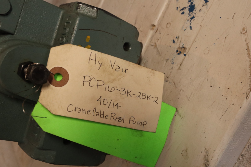 HYVAIR piston pump PCP16-3K-2BK-2 Crane Cable Reel Pump