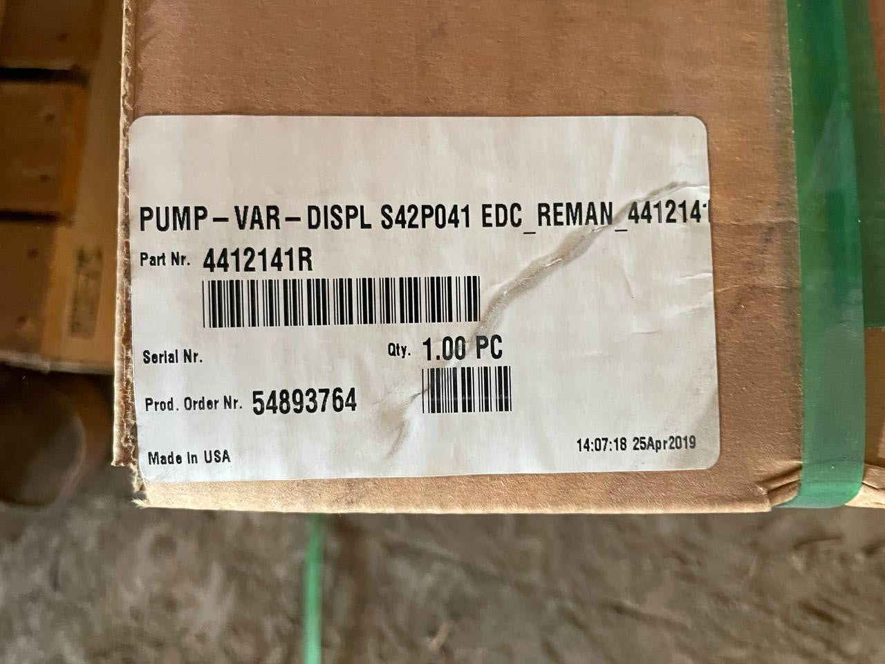 Danfoss PUMP-VAR-DISPL S42PV041 EDC